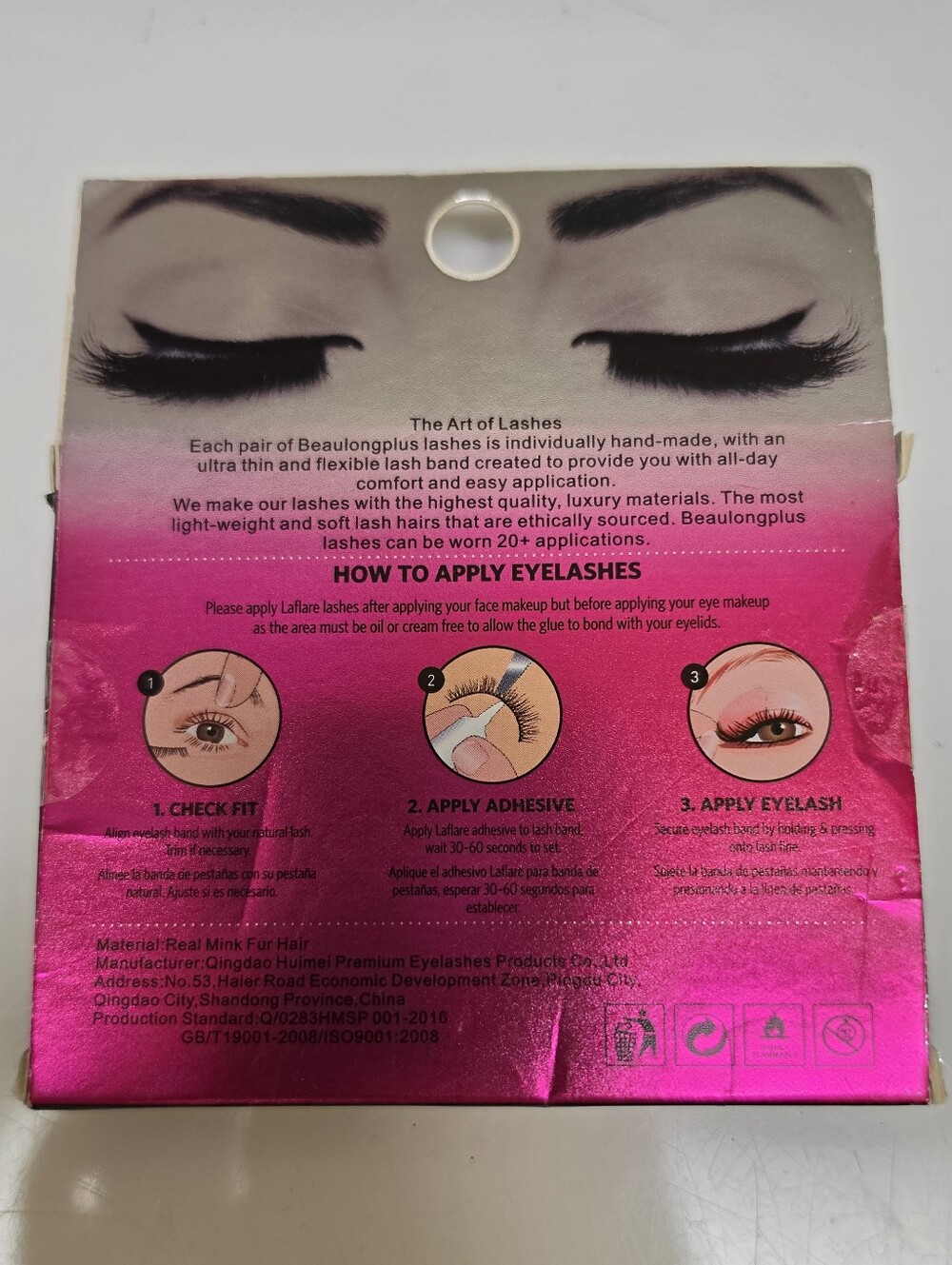 💄 Real Mink Lashes 3D The Art Of Lashes - Picture 2 of 3